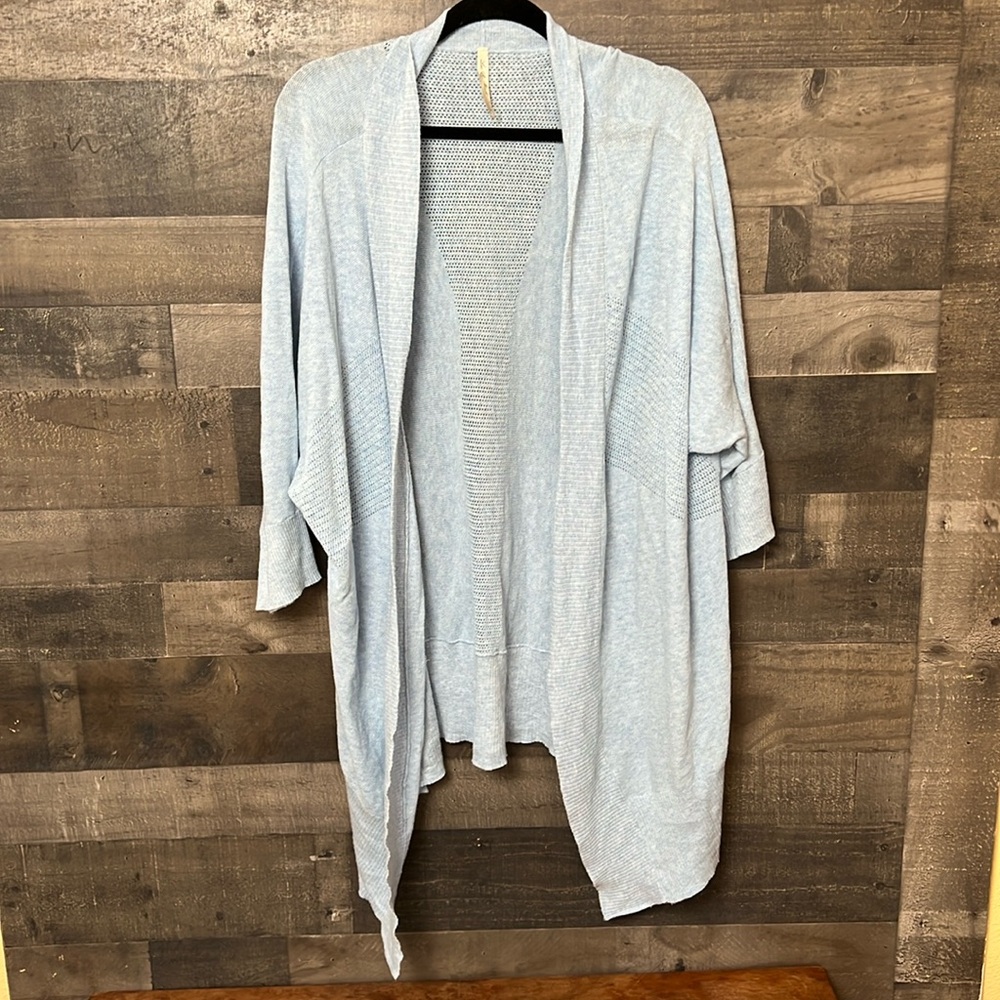 Pretty Blue Knit Leo & Nicole Sweater